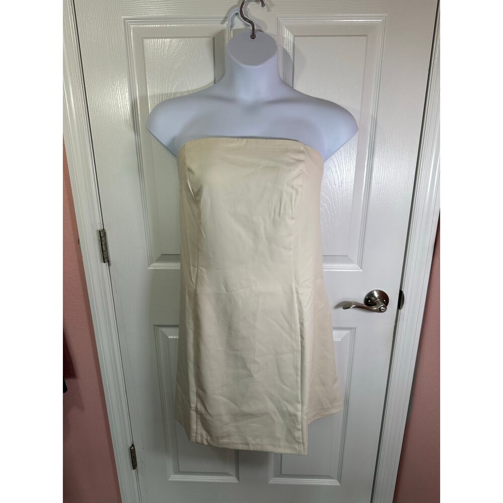 A new day - White mini dress - 20W